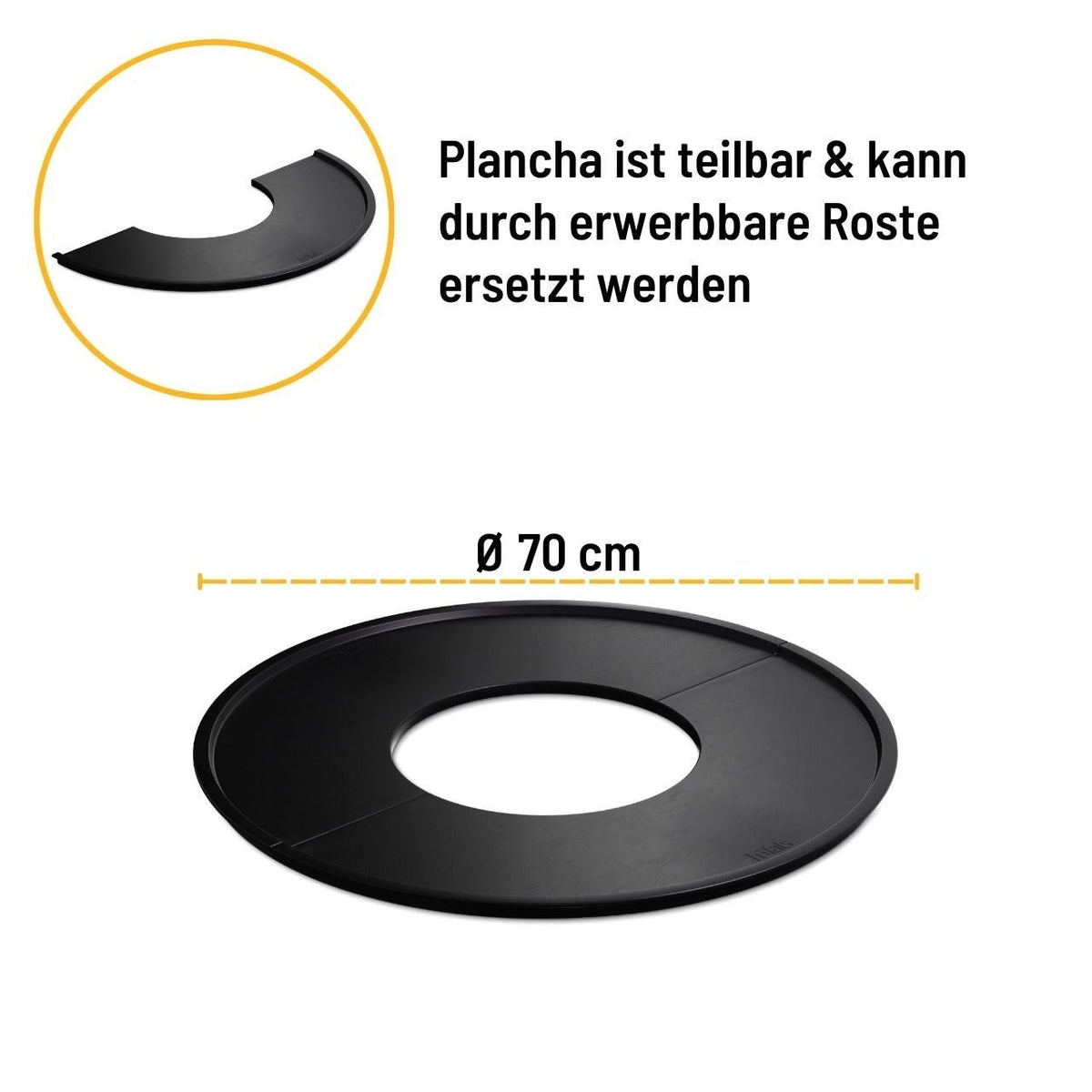 Höfats Plancha-Grillset hoch, BOWL 70, Grillzubehör, Detailansicht 4
