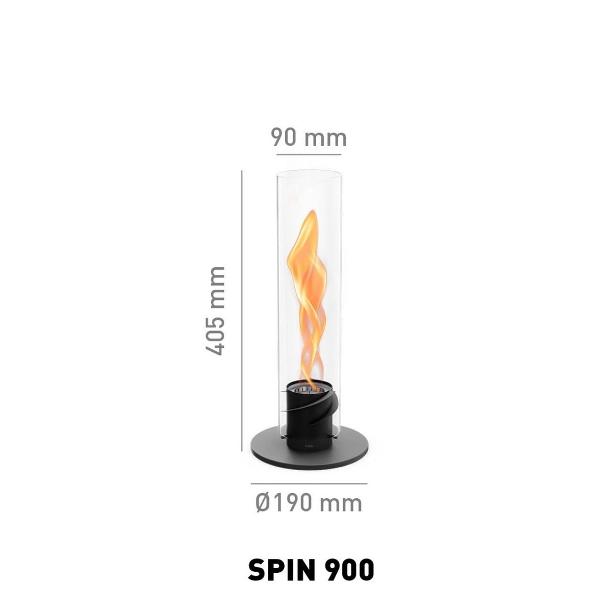 Höfats Spin 900 Tischfeuer schwarz, Detailansicht 7