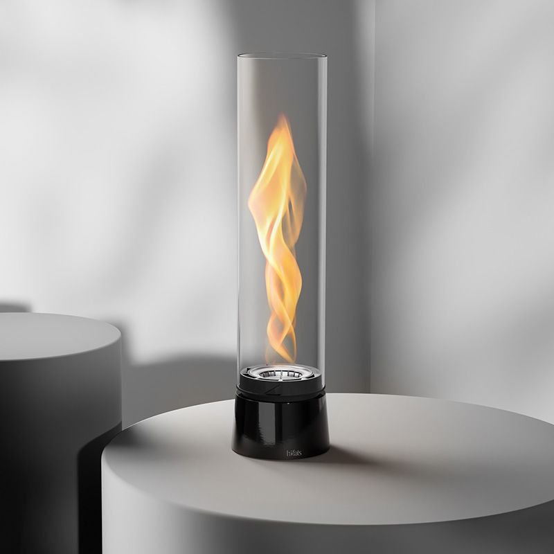 Höfats SPIN air 1200 Tischfeuer Emaille schwarz