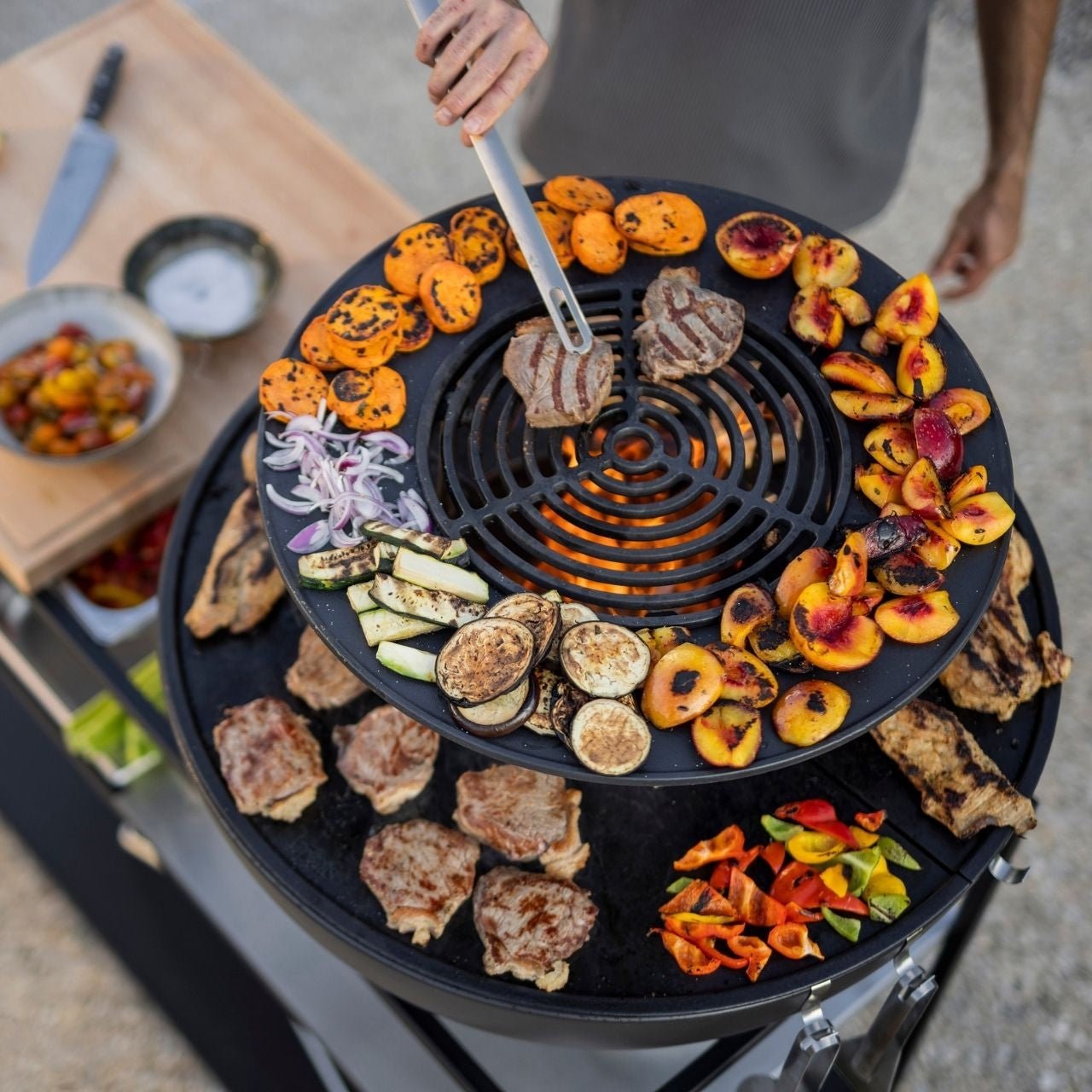 Höfats Warmhaltering, BOWL 70, Grillzubehör, Detailansicht 4