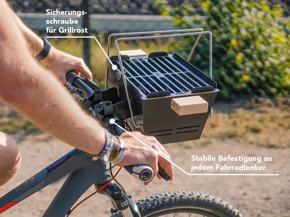 Knister Fahrradhalterung, Detailansicht 3