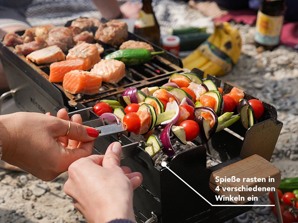 Knister Grillspieße, 4Stk., Grillzubehör, Detailansicht 3
