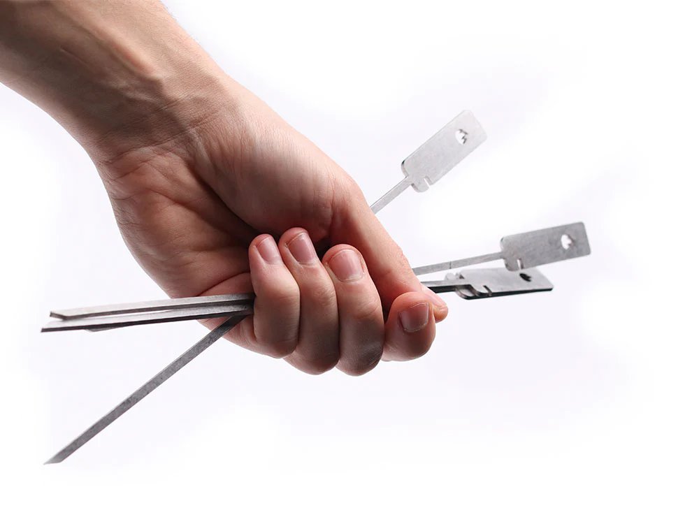 Knister Grillspieße, 4Stk., Grillzubehör, Detailansicht 2