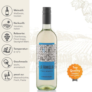 LA FAMIGLIA "Vino Bianco" Weißwein, Wein
