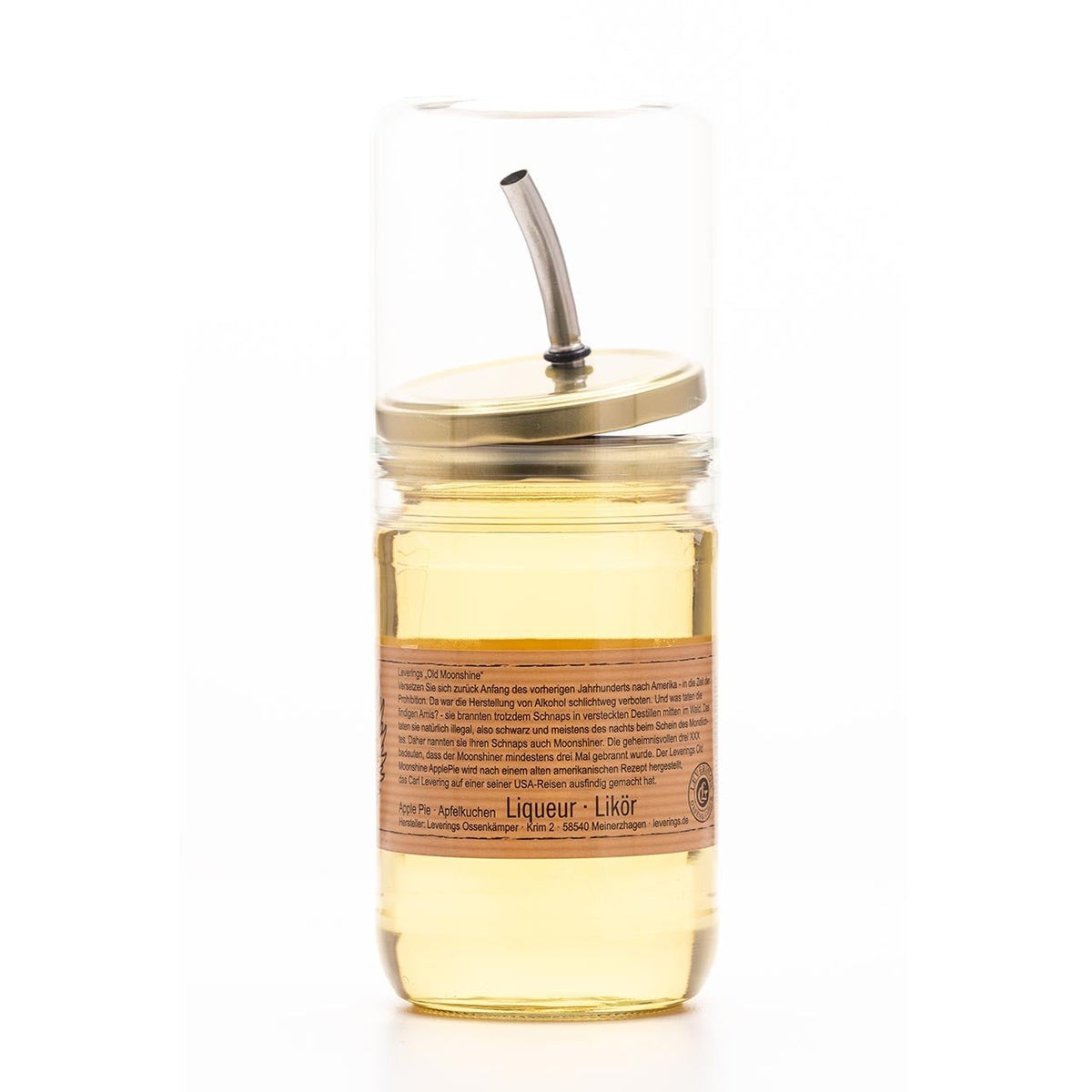 Leverings Old Moonshine - Apple Pie 20 % Vol., 0, 7 Liter, Detailansicht 1