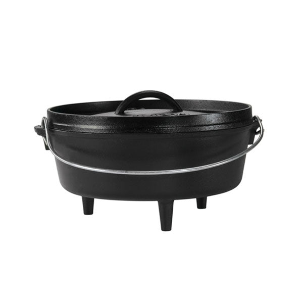 Lodge Camp Dutch Oven (flach), mit Füßen 25, 4cm