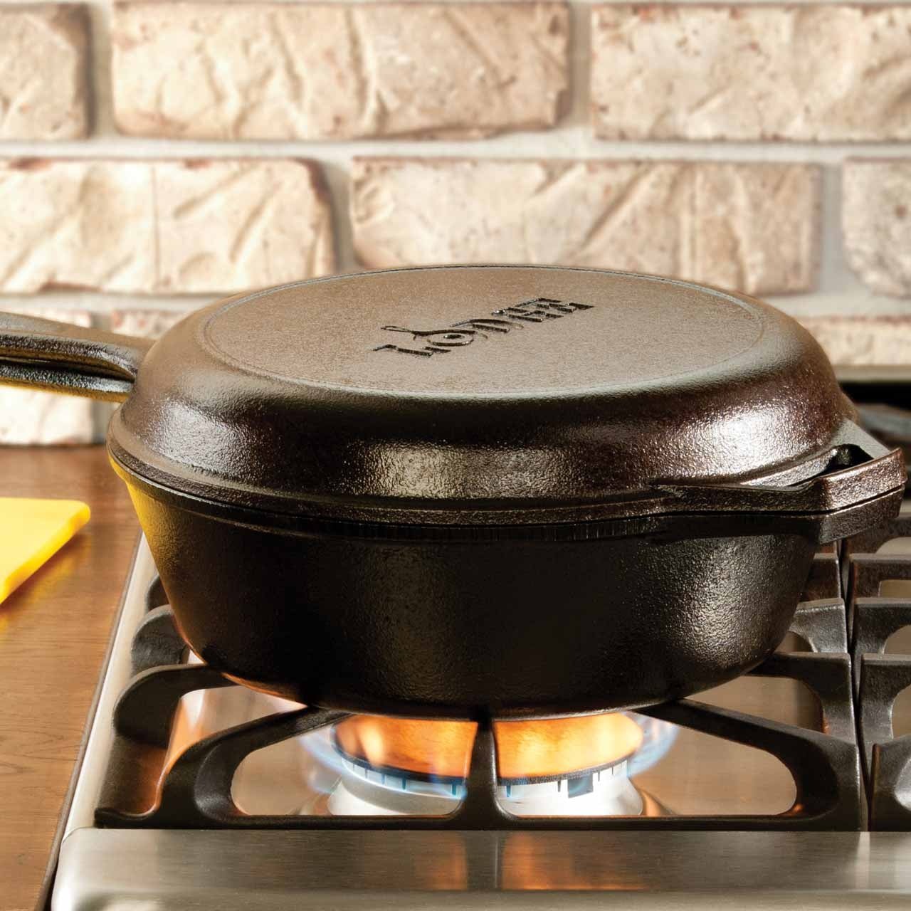 Lodge Combo Cooker mit Deckel, Ø26cm, Detailansicht 1
