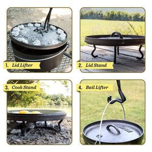 Lodge Dutch Oven Tool, 4 in 1, Detailansicht 1