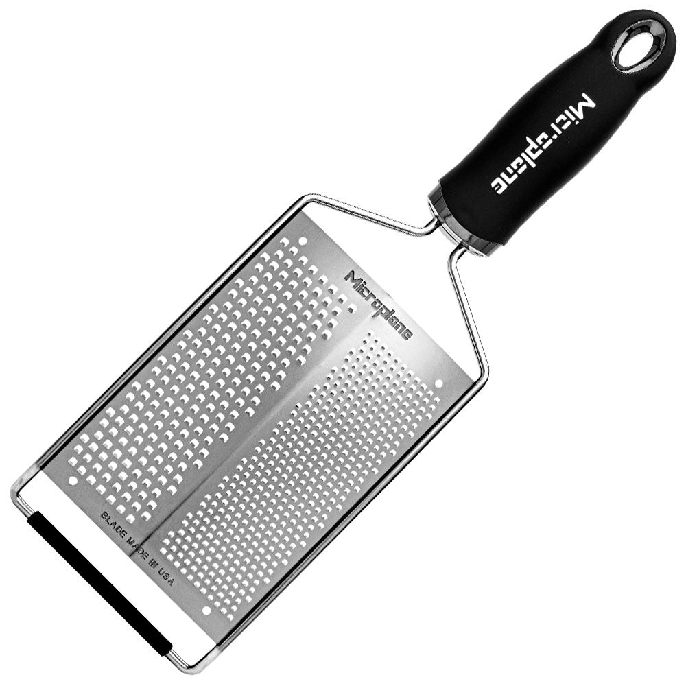 Microplane Doppelreibe, Schwarz, Gourmet Serie