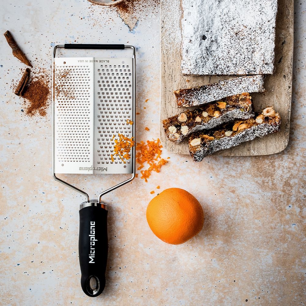 Microplane Doppelreibe, Schwarz, Gourmet Serie, Detailansicht 2