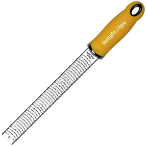 Microplane Premium Zester-Reibe, Senfgelb