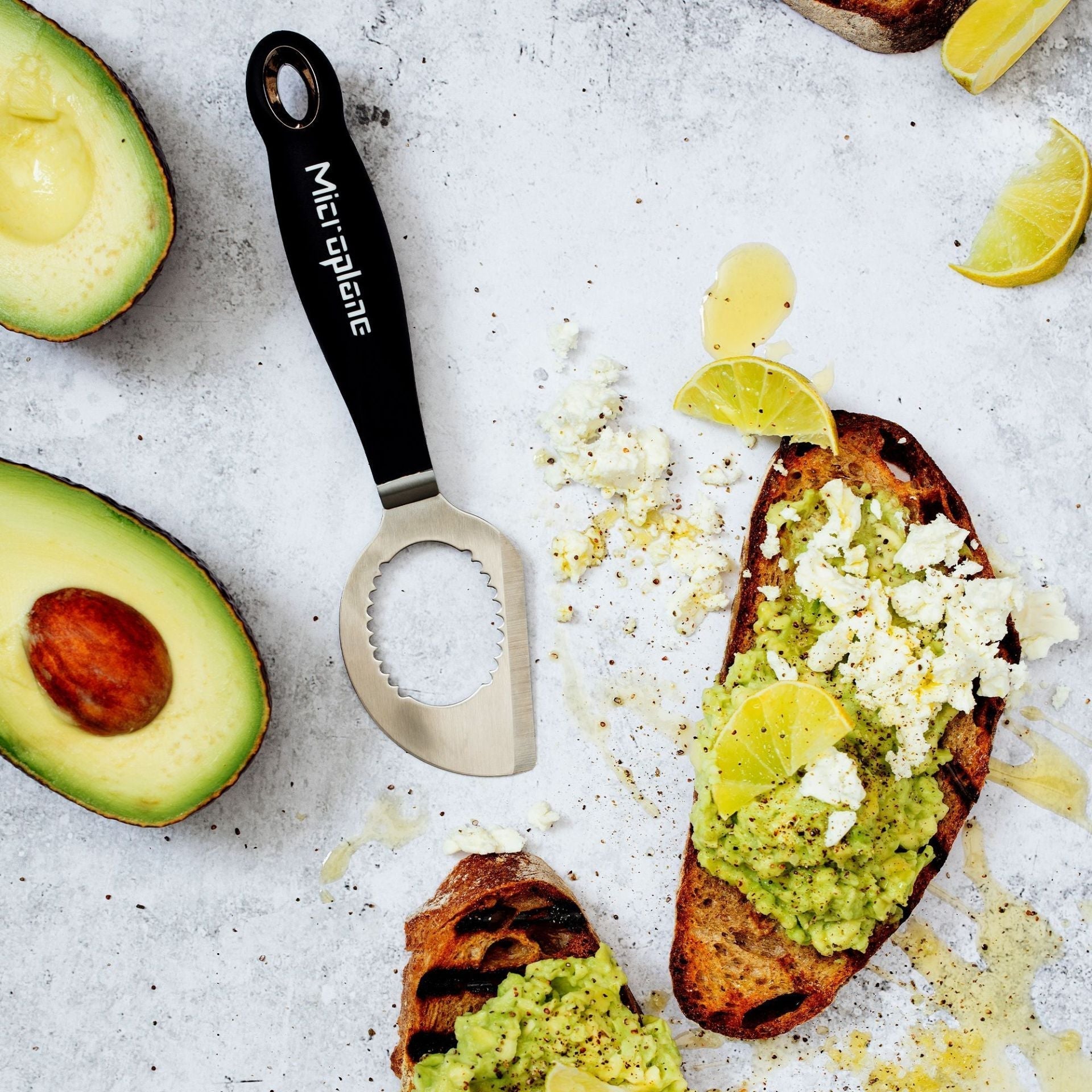 Microplane Profi Avocado Schneider 3 in 1, Detailansicht 4