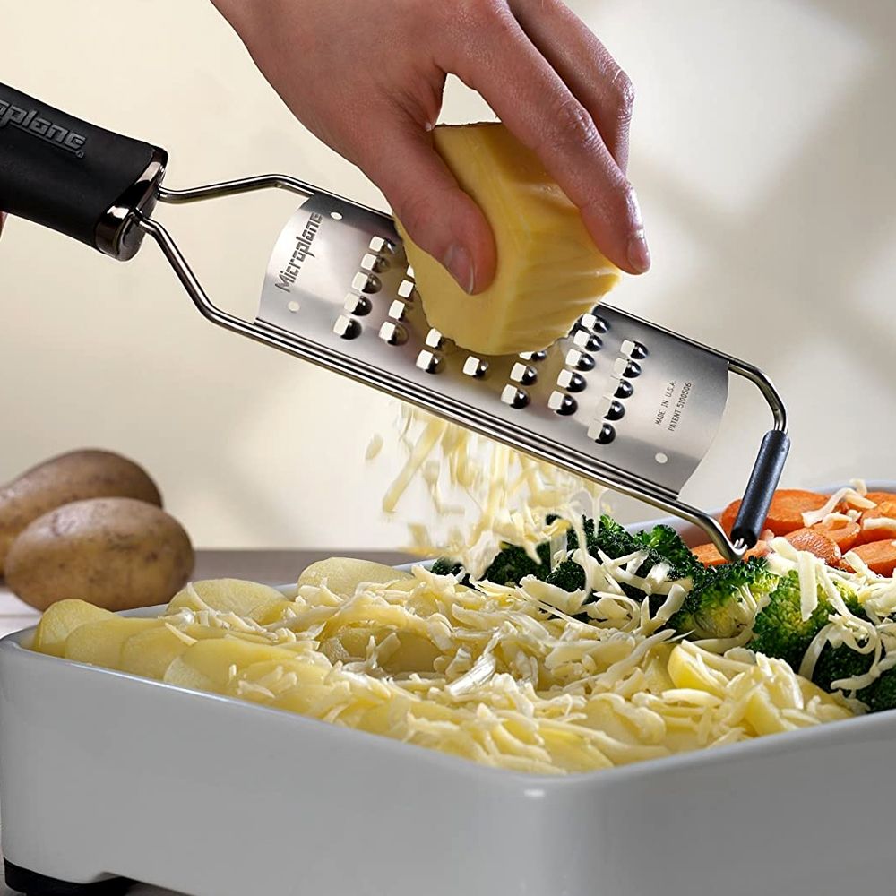 Microplane Sehr Grob, Schwarz Gourmet Serie, Detailansicht 2