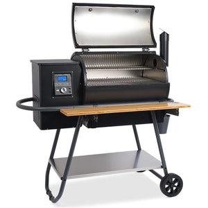 Moesta Sheriff Pelletgrill mit Ablagebrett Bambus, für 1 - 15 Personen, Detailansicht 1
