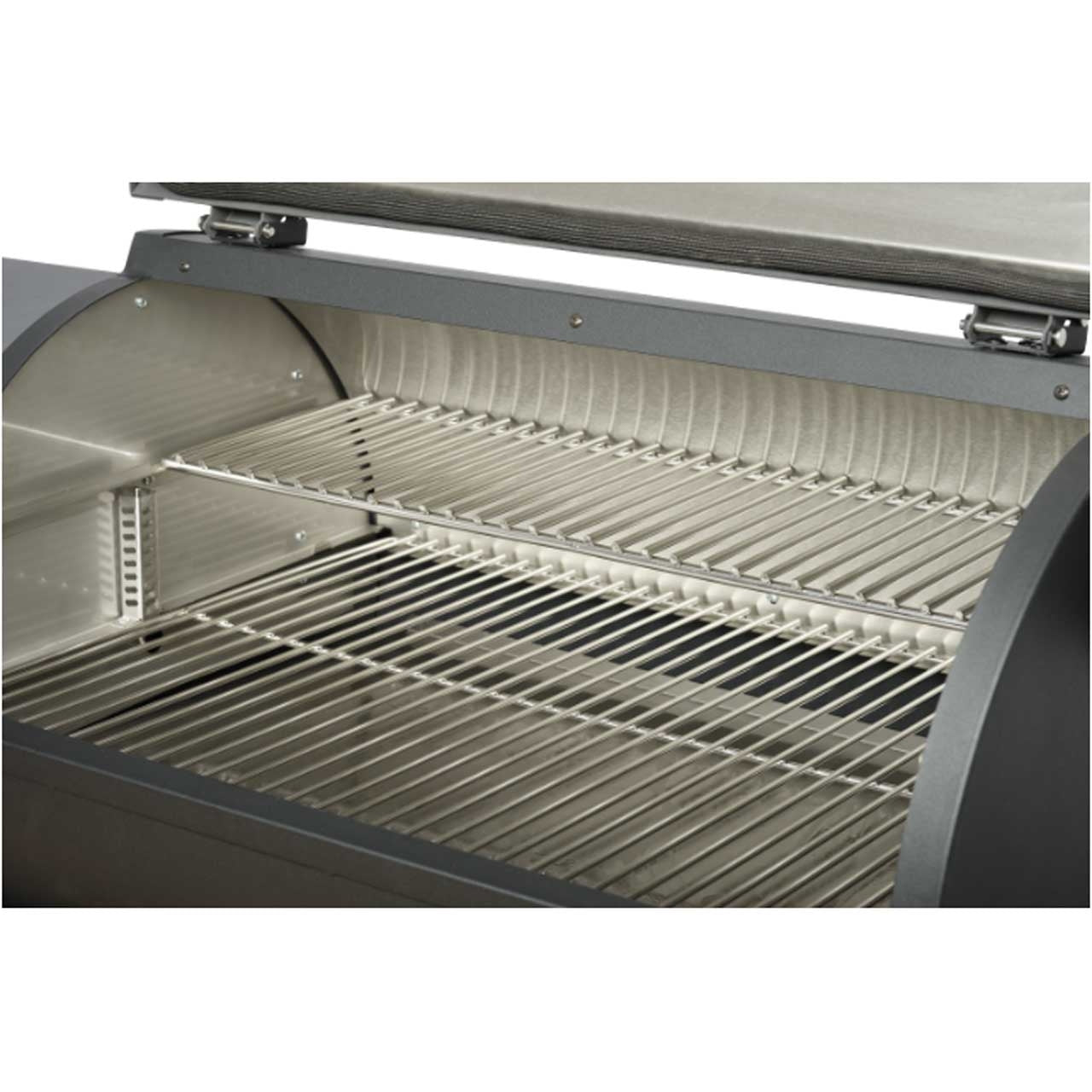 Moesta Sheriff Pelletgrill mit Ablagebrett Bambus, für 1 - 15 Personen, Detailansicht 2