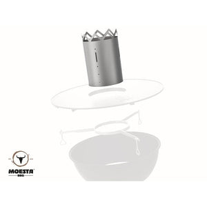 Moesta WOK'N BBQ Kamin für BBQ Disk, Grillzubehör