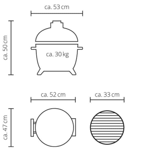 Monolith Icon, Grillrost aus Edelstahl, für 1 - 3 Personen, Detailansicht 10