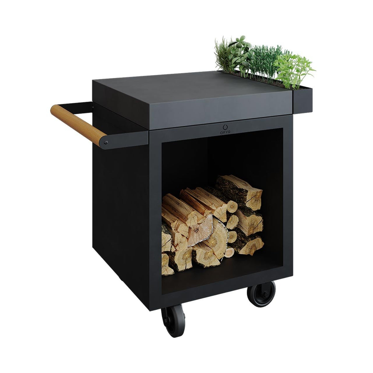 OFYR Mise en Place Table Black PRO 65 mit Keramikplatte