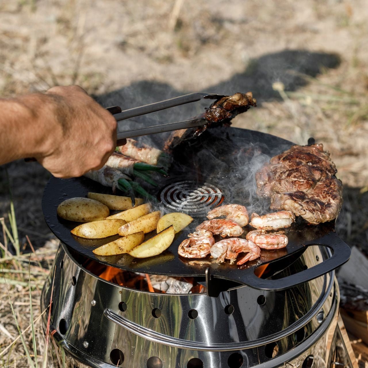 Petromax Einsatz für Atago Grillplatte, Grillzubehör, Detailansicht 5