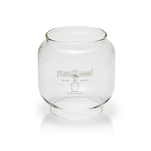Feuerhand Glas Sturmlaterne 276, transparent, Campingzubehör
