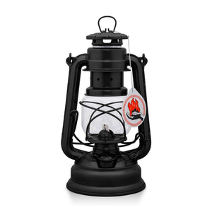Feuerhand Sturmlaterne 276, Mattschwarz, Campingzubehör