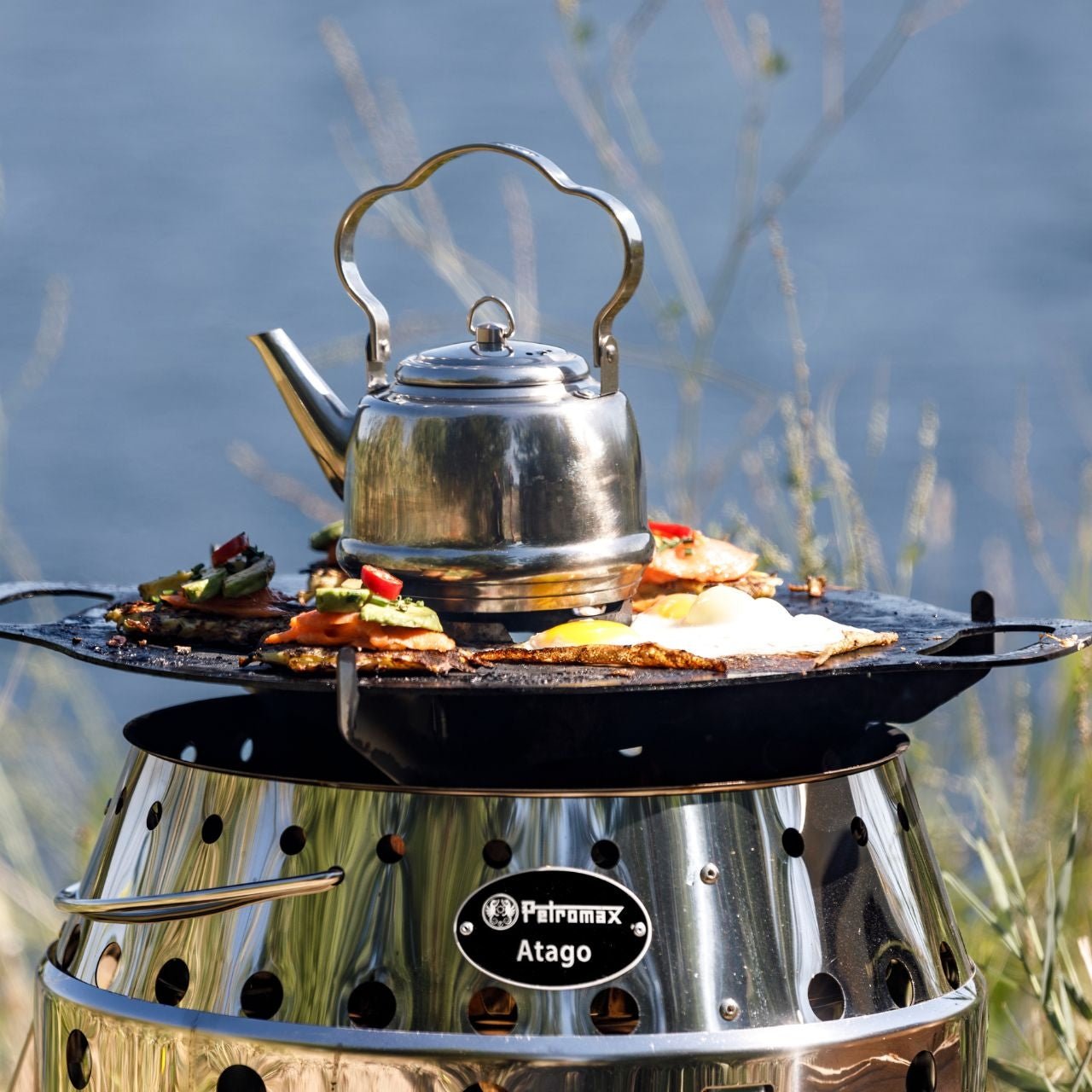 Petromax Kochaufsatz für Atago Grillplatte, Grillzubehör, Detailansicht 4
