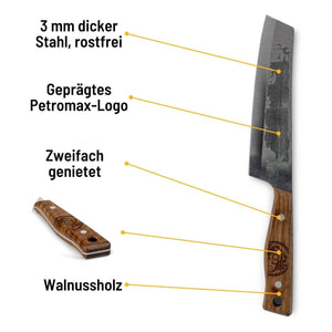 Petromax Kochmesser, 17 cm, Messer, Detailansicht 1