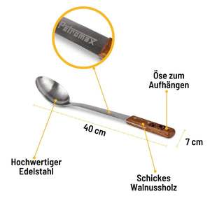 Petromax Servierlöffel, 30 cm, Grillzubehör, Detailansicht 1