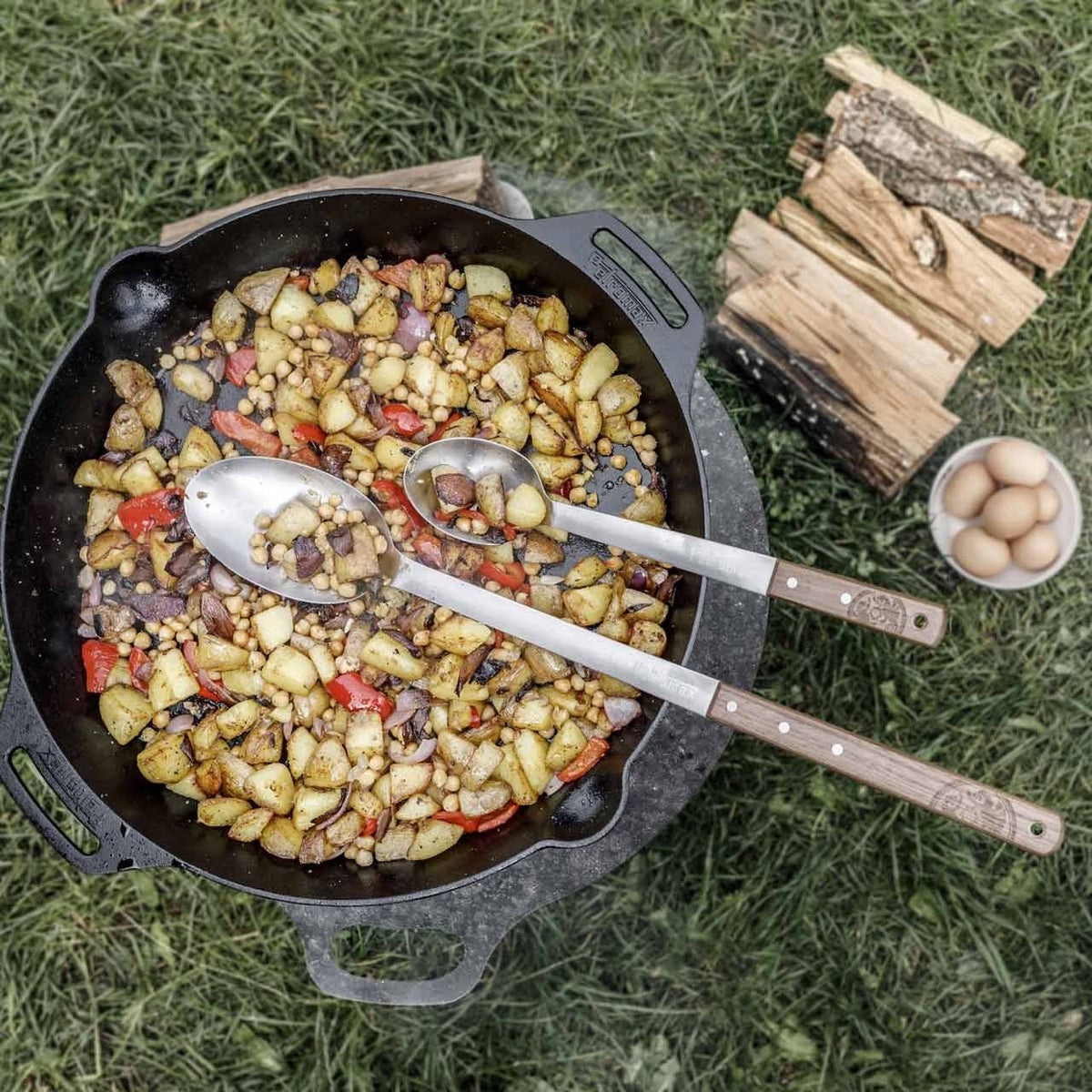 Petromax Servierlöffel, 50 cm, Grillzubehör, Detailansicht 1