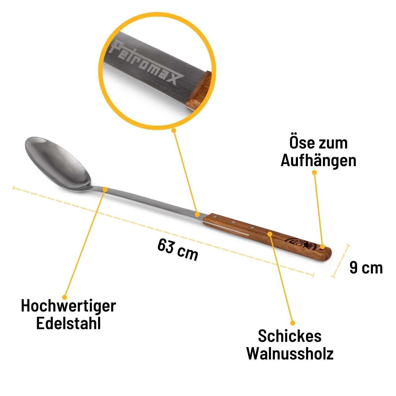 Petromax Servierlöffel, 50 cm, Grillzubehör, Detailansicht 2
