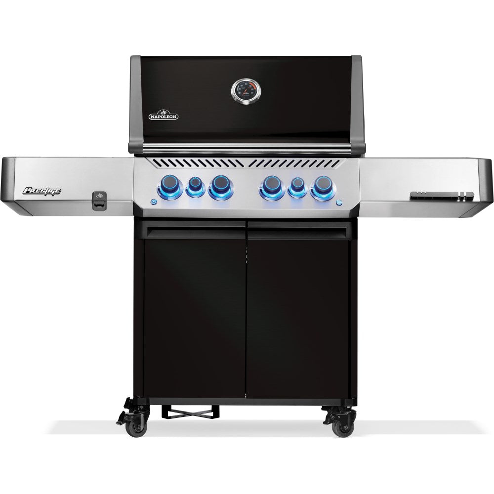 Napoleon Prestige P500 VRSIBPK, Schwarz - Modell 2026, Grillbundle