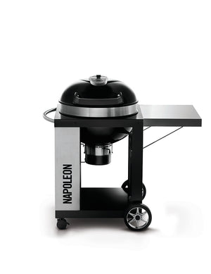 Napoleon Holzkohle Kugelgrill, Ø57cm in Rollwagen mit Gussrost, für 1 - 8 Personen