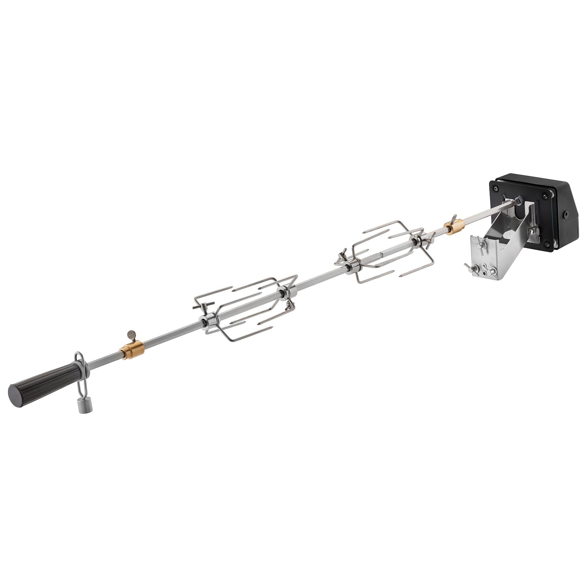 Rösle Videro Pro Smart Bundle - mit Grillplatte, Rotisserie, Räucherbox und Abdeckhaube, Grillrost aus, Detailansicht 5