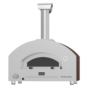 Alfa Forni Stone Oven Medium Gas Kupfer, Pizzaofen