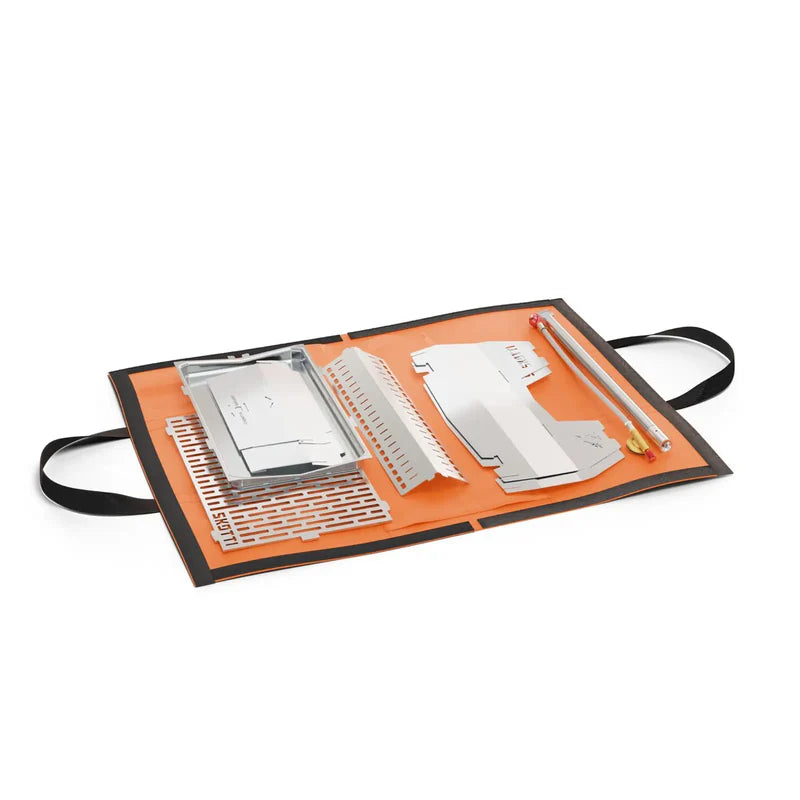 Skotti Tragetasche für Gasgrill geöffnet