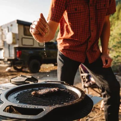 Solo Stove BONFIRE Gusseisen-Grillrost mit Aufsatz, Detailansicht 1