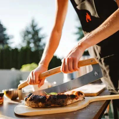 Solo Stove Pi Pizzaschneider Wiegemesser, Detailansicht 1