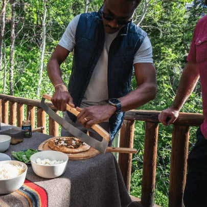 Solo Stove Pi Pizzaschneider Wiegemesser, Detailansicht 3