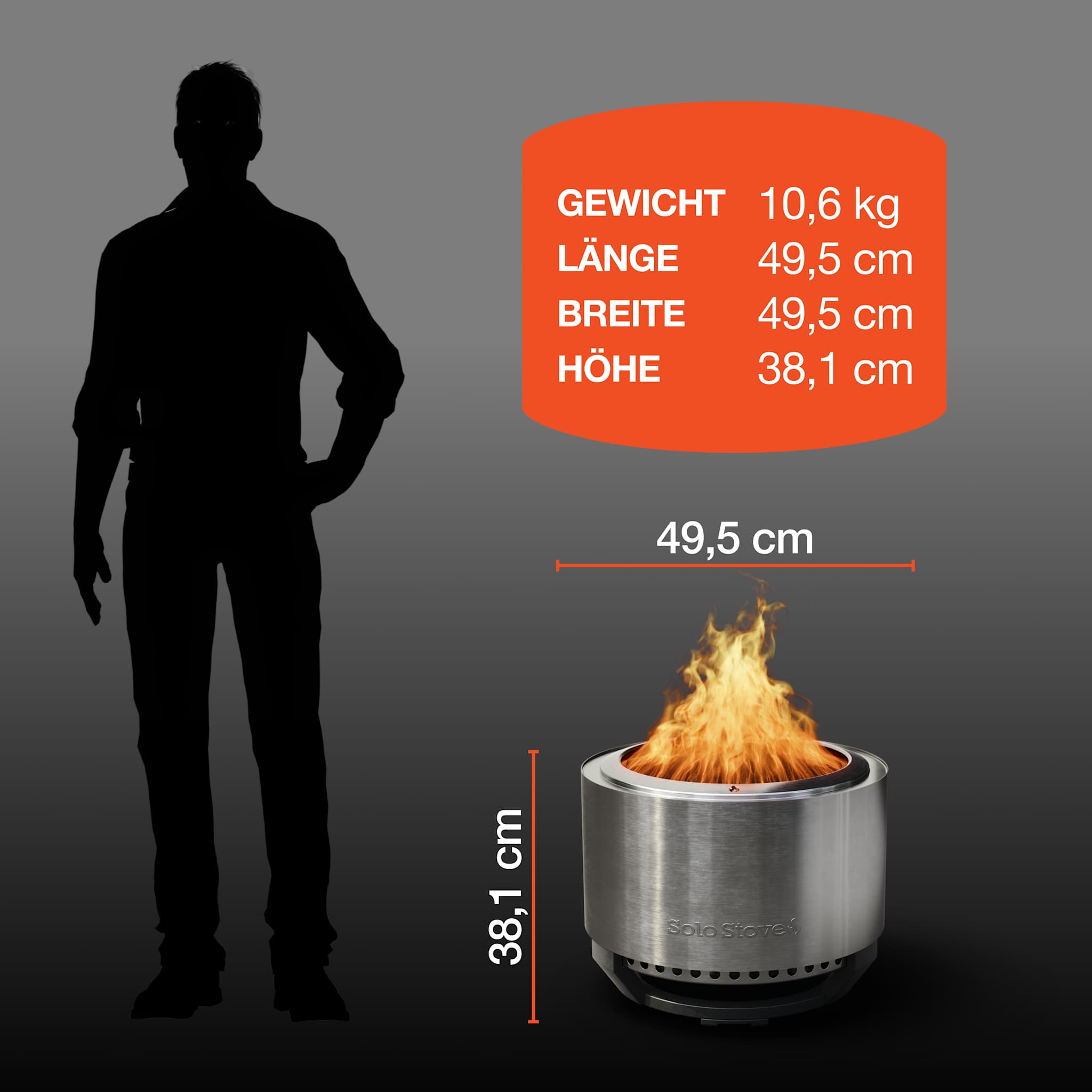 Solo Stove Summit 19.5" Feuerschale, Detailansicht 3