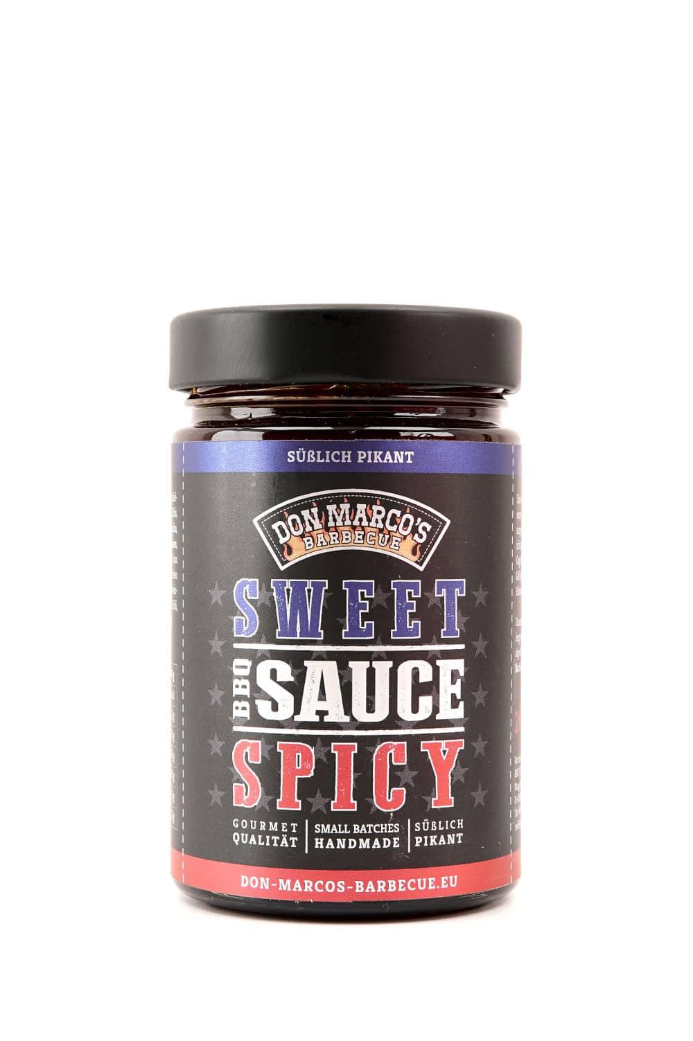 Don Marco's Don Marcos BBQ Sauce - Sweet & Spicy - 260ml Glas, Grillsauce