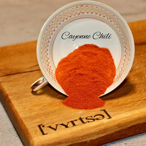 ['Vyrtse] Cayenne Chili gemahlen, 150g, Lebensmittel