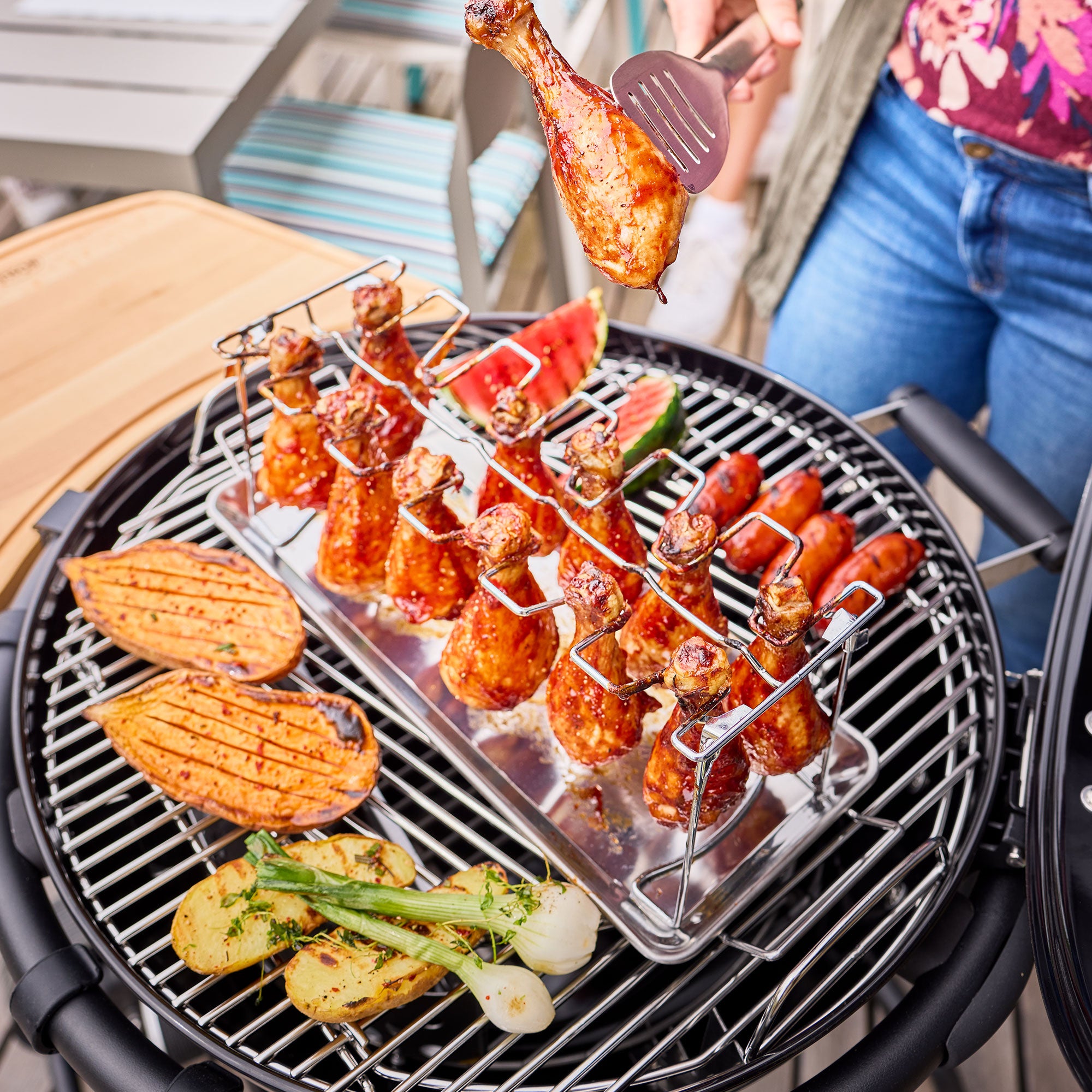 Rösle Holzkohle Kugelgrill No.1 F50 Air Pro Vario+, für 1 - 8 Personen, Detailansicht 3