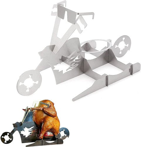 BABOSSA Hähnchenhalter, Motorrad, Grillzubehör
