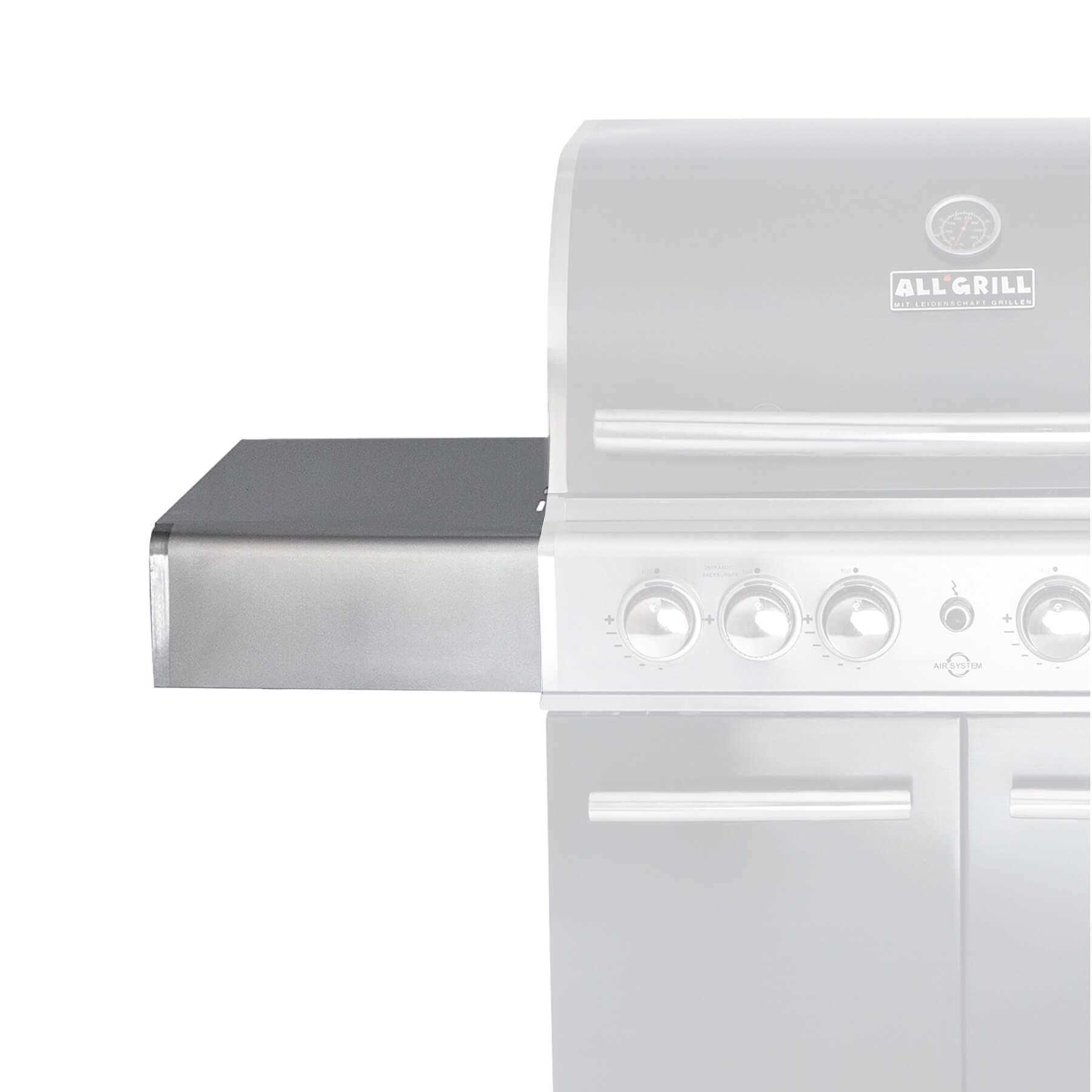 ALL'GRILL ALL’GRILL Seitenteil Ablage links, für Chef S/ M/ L/ XL, Ersatzteil