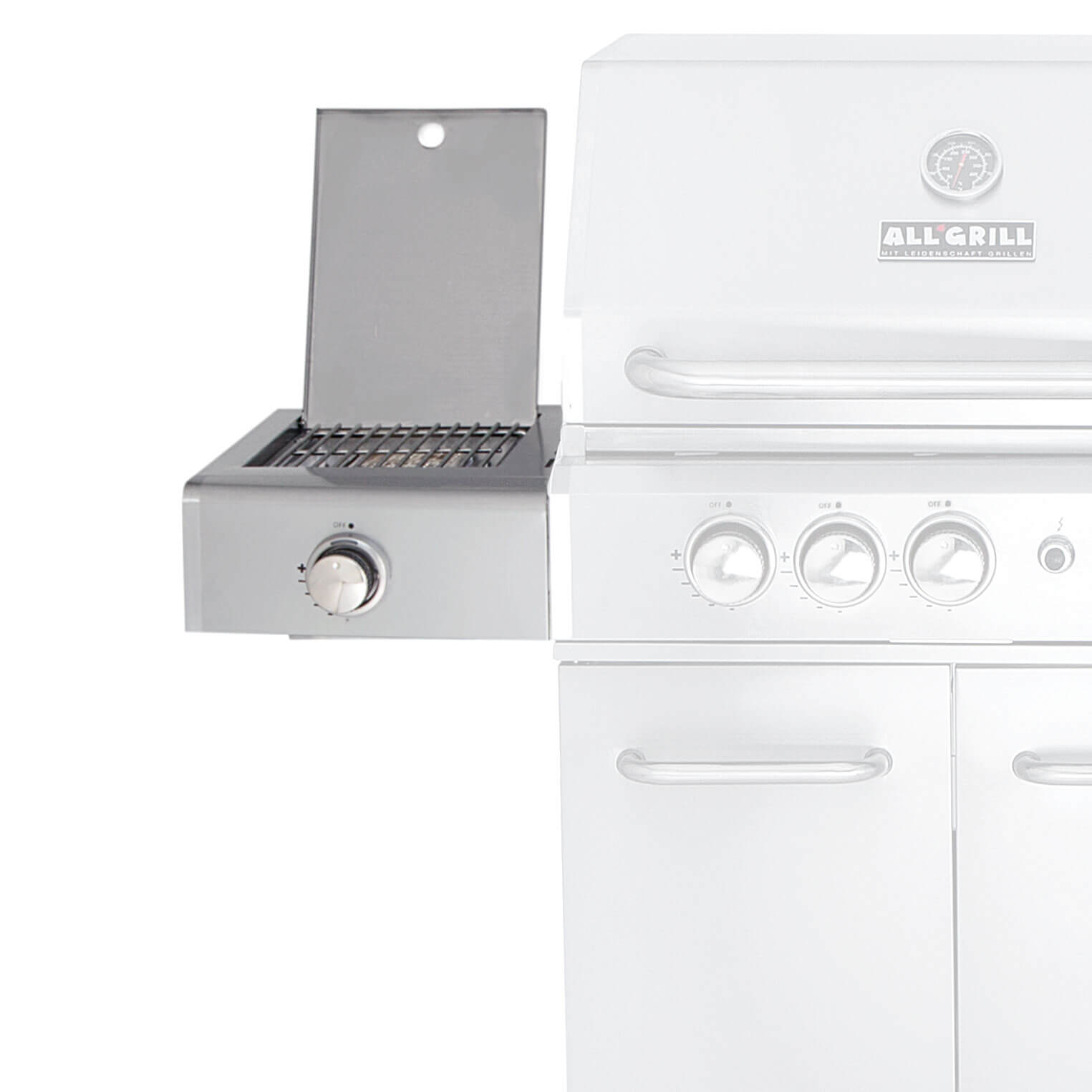 ALL'GRILL ALL’GRILL Seitenteil Steakzone links, für Allrounder, Ersatzteil