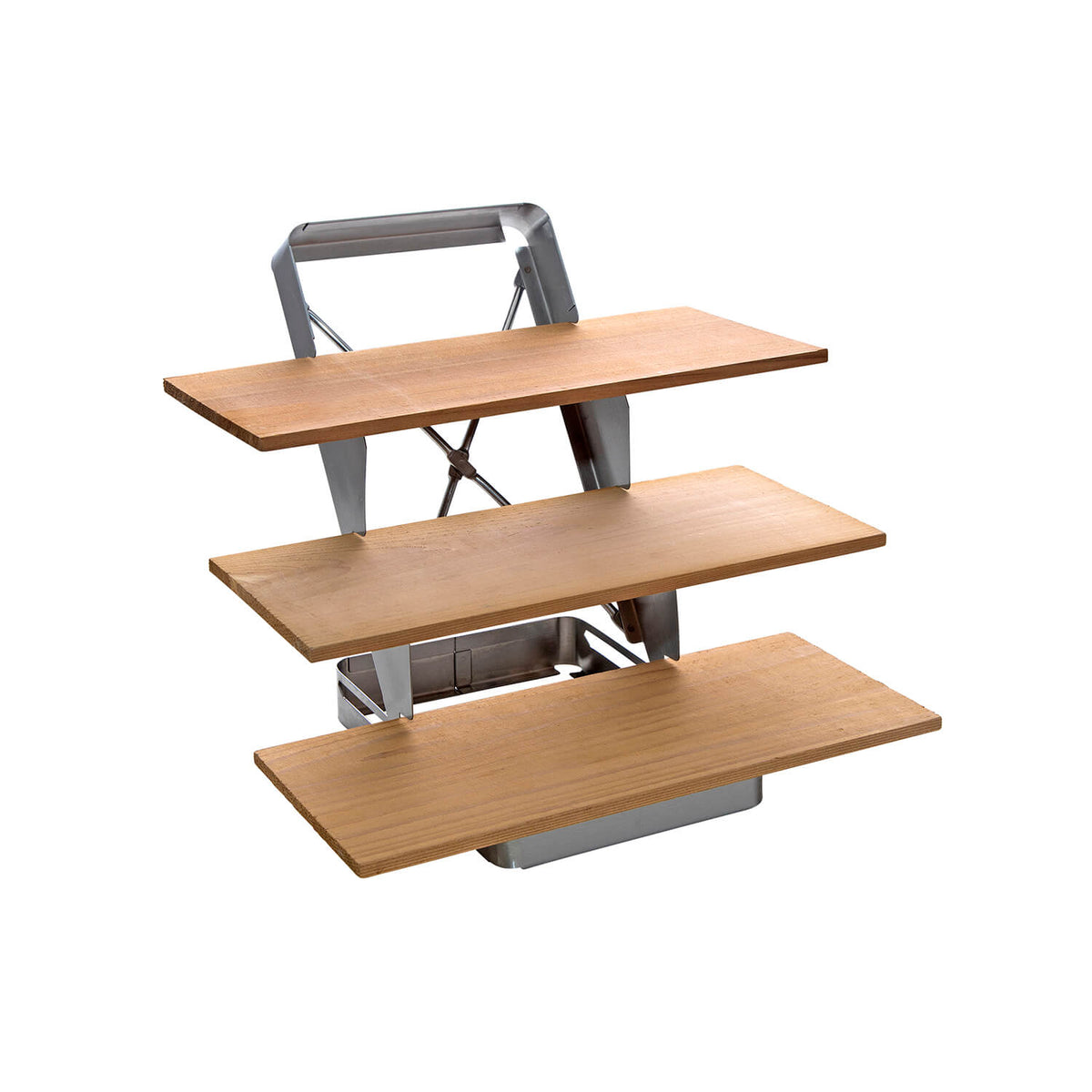 ALL'GRILL ALL’GRILL Räucherbrett Treppe, Edelstahl & Zedernholz