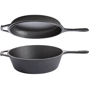 ALL'GRILL ALL’GRILL Gusseisen Topf & Pfanne 2in1, Ø 26 cm, Grillzubehör
