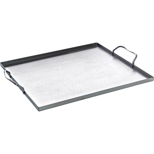 ALL'GRILL ALL’GRILL Grillwanne mit 2 Griffen, Edelstahl 31x27x1cm, Detailansicht 1