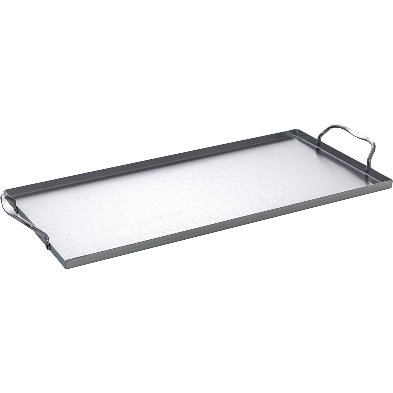 ALL'GRILL ALL’GRILL Grillwanne mit 2 Griffen, Edelstahl 39, 5x19x1cm, Detailansicht 1