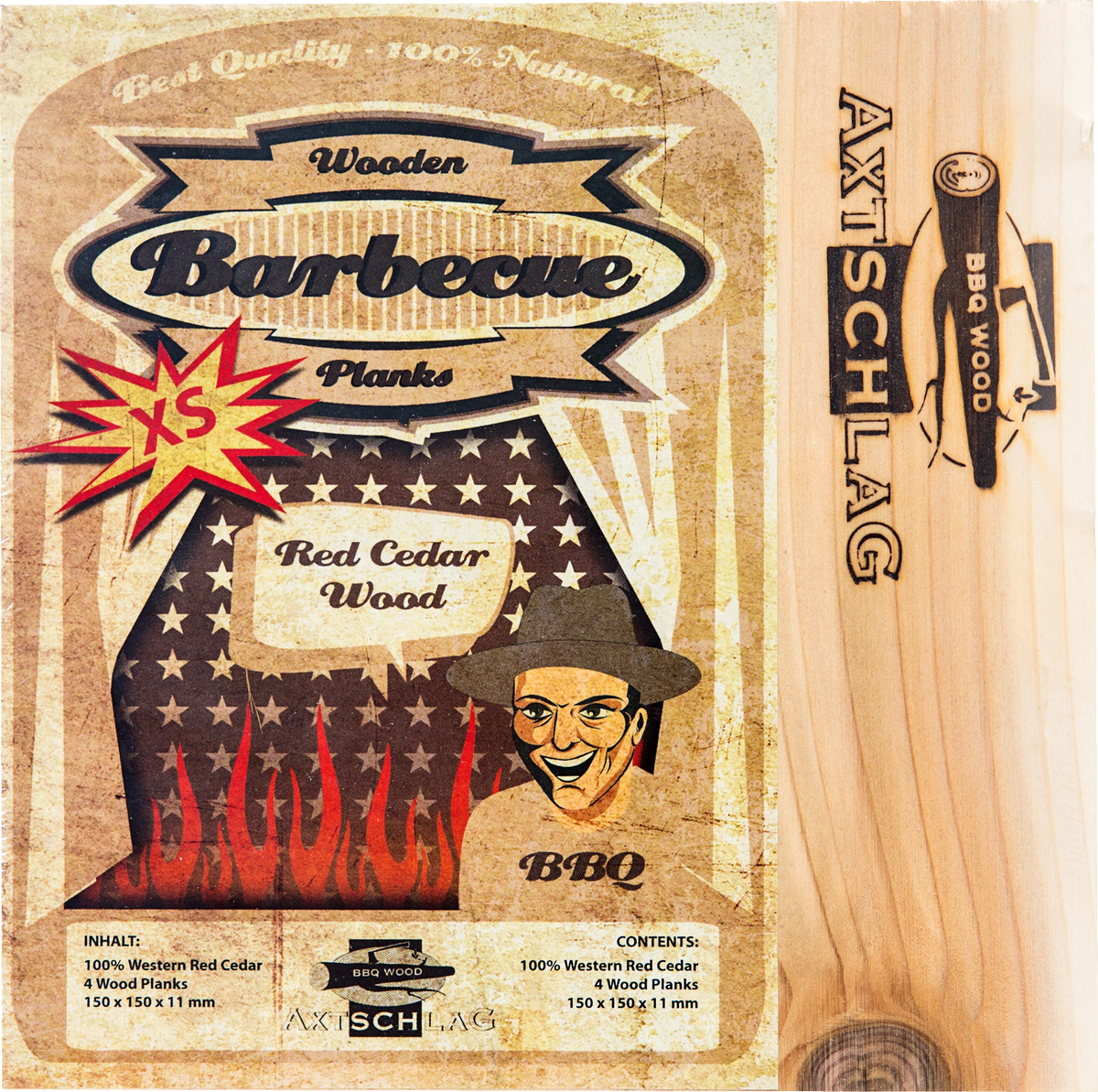 Axtschlag Grillbretter, Red Cedar XS